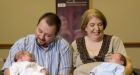 Big twins tip scales at North Carolina hospital; together weigh 23 lbs