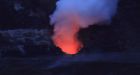 Scientists eye glowing volcano crater in Hawaii