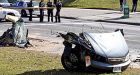BMW slices minivan in half