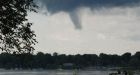 Funnel cloud seen over Montreal