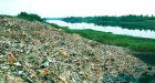 Industrial waste clogging Arctic community dumps