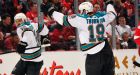 Setoguchi, Sharks put Wings on the ropes