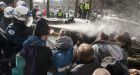 Protesters pepper-sprayed at Quebec student demo