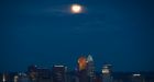 Rare �blue moon' lights up the sky