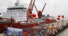 Chinese icebreaker Snow Dragon breaks free from sea ice